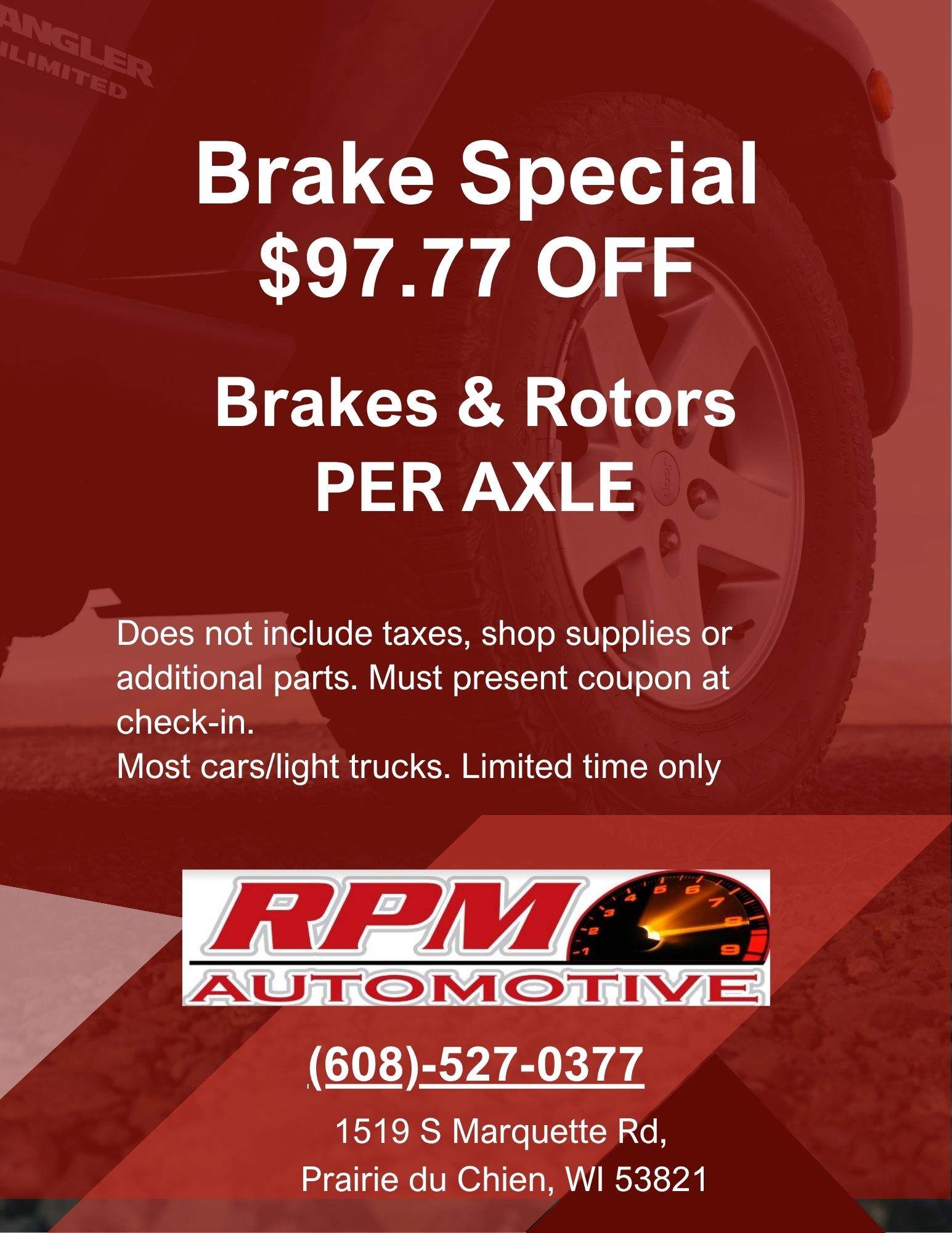Brake Special